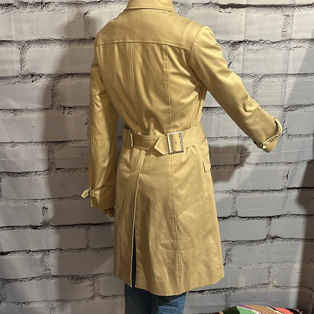 BEAUTIFUL NWOT Express Tailored Trench Coat SZ 4 - Picture 5 of 11